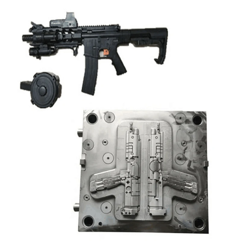 

Plastic Spare Parts Injection Moulds for Cover Accessories Toys Gun Molds