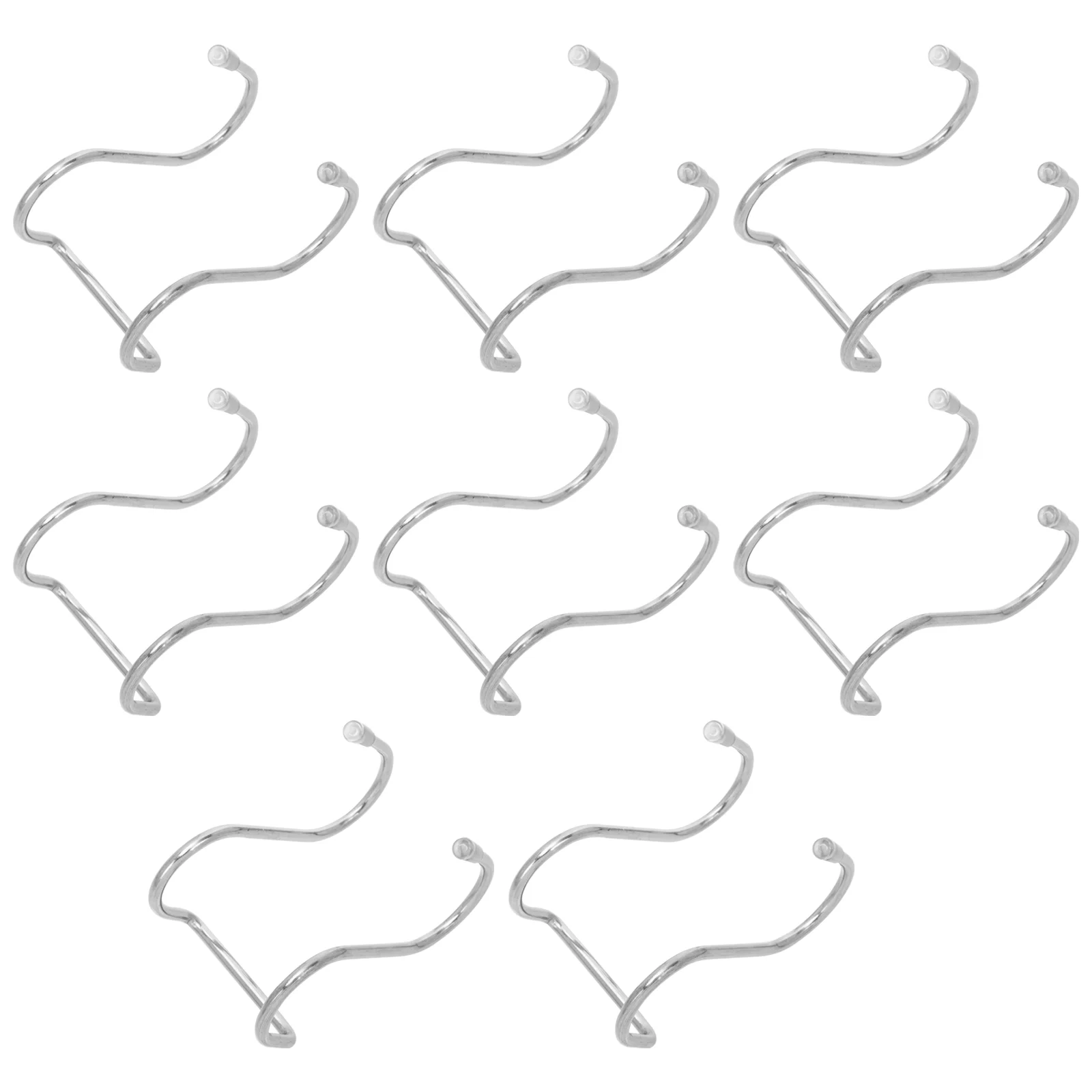 

8PCS Door Back Hangers Punch-free Hangers Stainless Steel Hangers Door Back Hanging Hooks for Bedroom