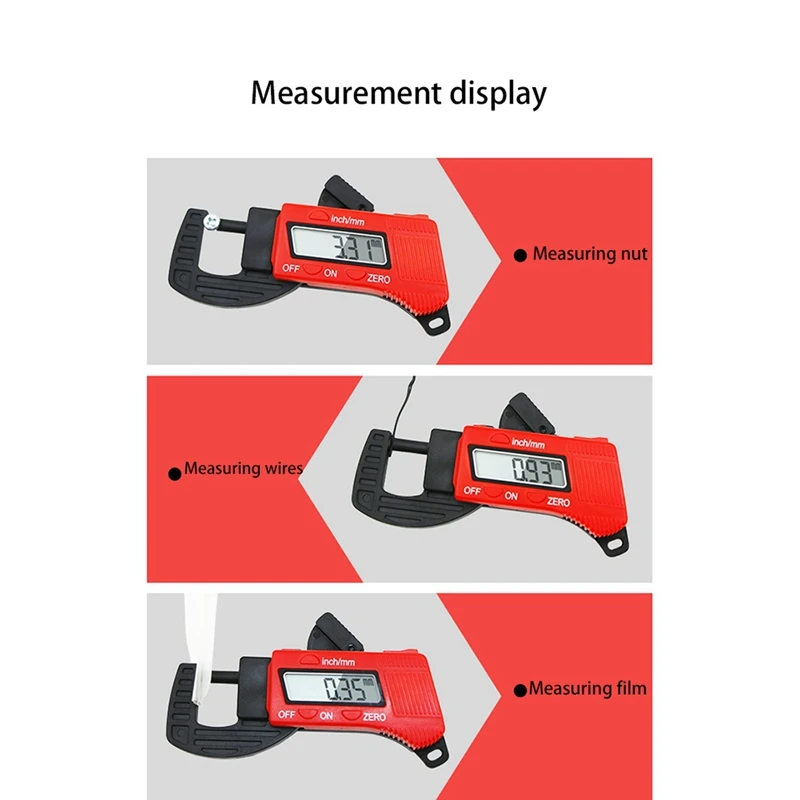 2 шт. толщиномер 0-12 7 мм из углеродного волокна