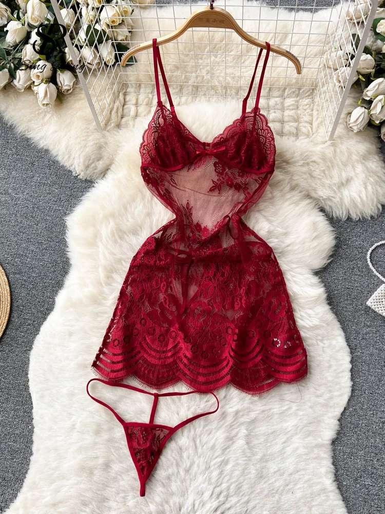 SR.Singreiny Эротическая прозрачная сорочка из акрила | AliExpress