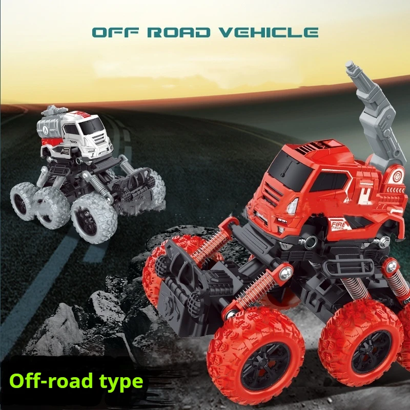 Новый четырехприводный внедорожный детский игрушечный инженерный автомобиль