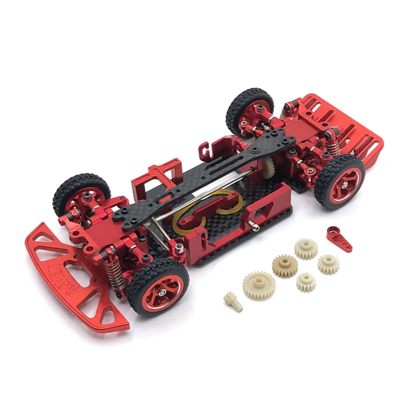 WLtoys 1/28 284131 K969 K979 K989 P929 P939 RC Auto upgrade metal parts, including shock absorber, pull rod, etc. 10 pieces set images - 6