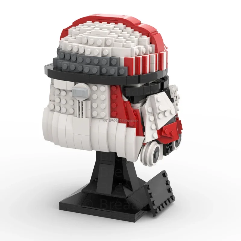 Moc 651 шт. солдатский шлем коротусантной гвардии космический корабль боевая модель