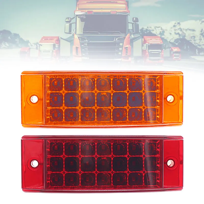 

Обновленная Водонепроницаемая задняя фонарь с 21 светодиодами, задняя фонарь для тормоза прицепа, задняя фонарь со световым индикатором, стоп-сигнал 12-24 В