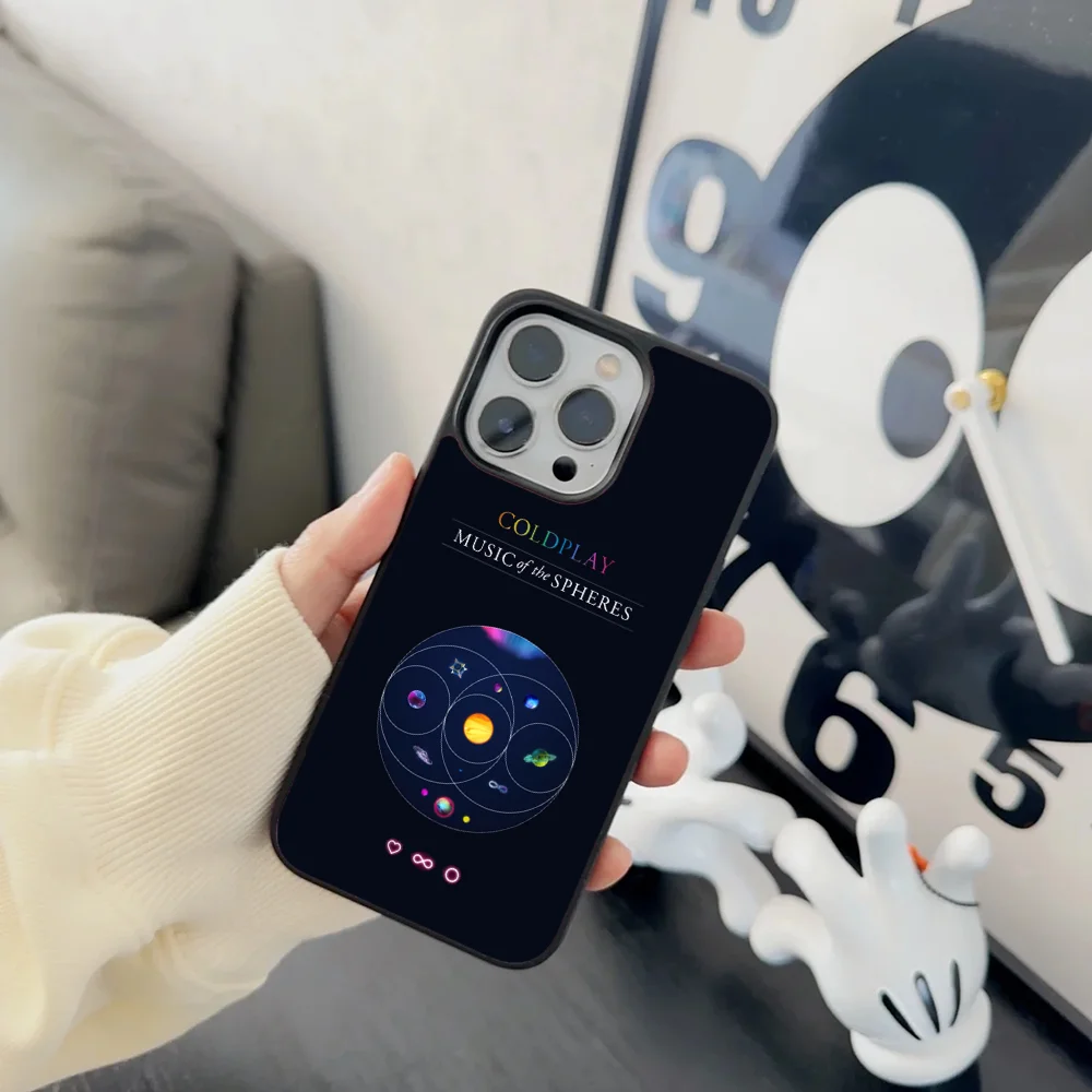 Чехол для телефона Band C- COLDPLAY IPhone 11 12 13 14 15 16 Plus Pro Max зеркальный акриловый чехол из