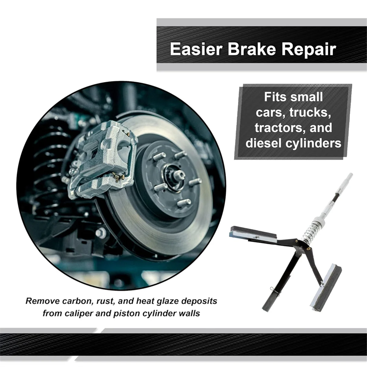 2-дюймовый небольшой инструмент для хонингования тормозного цилиндра -