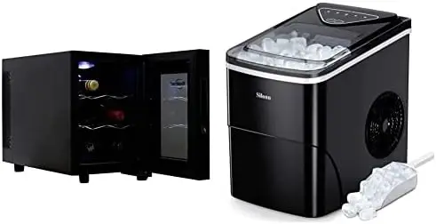 

WC06 Urban Series 6 Bottle Cooler, Thermoelectric Fridge, 0.65 cu. ft. & 4-in-1 Wine Savoring Experience with Cordless Elec