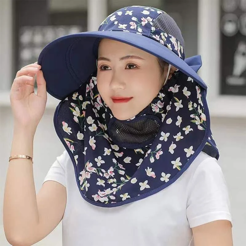 Шляпа Женская Солнцезащитная с широкими полями и защитой от УФ-лучей - купить по