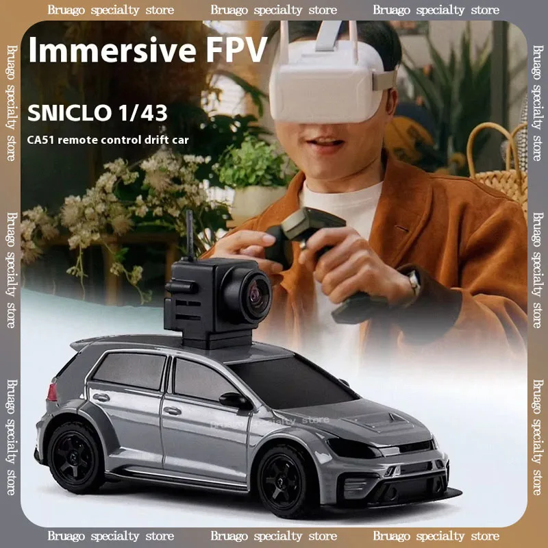 1/43 Sniclo Ca51 Fpv 4wd Обзор первого человека Радиоуправляемый автомобиль 2 4 ГГц