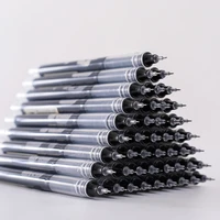 black black red ink 0 5mm fine point simple colour manual gel pens for large capacity quick dry pen stationery school supplies