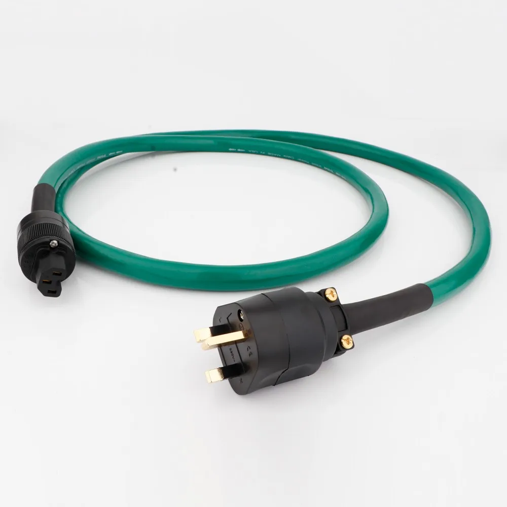 

High Quality Mcintosh 2328 copper-plated silver mixed audio amplifier UK power cord HiFi power cord connection line