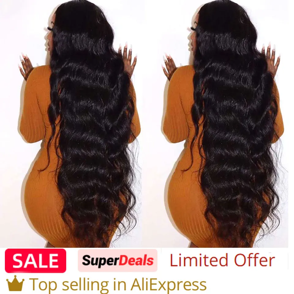 

Парики из натуральных волос, без клея, 13x4x1, 30/32/34 дюйма