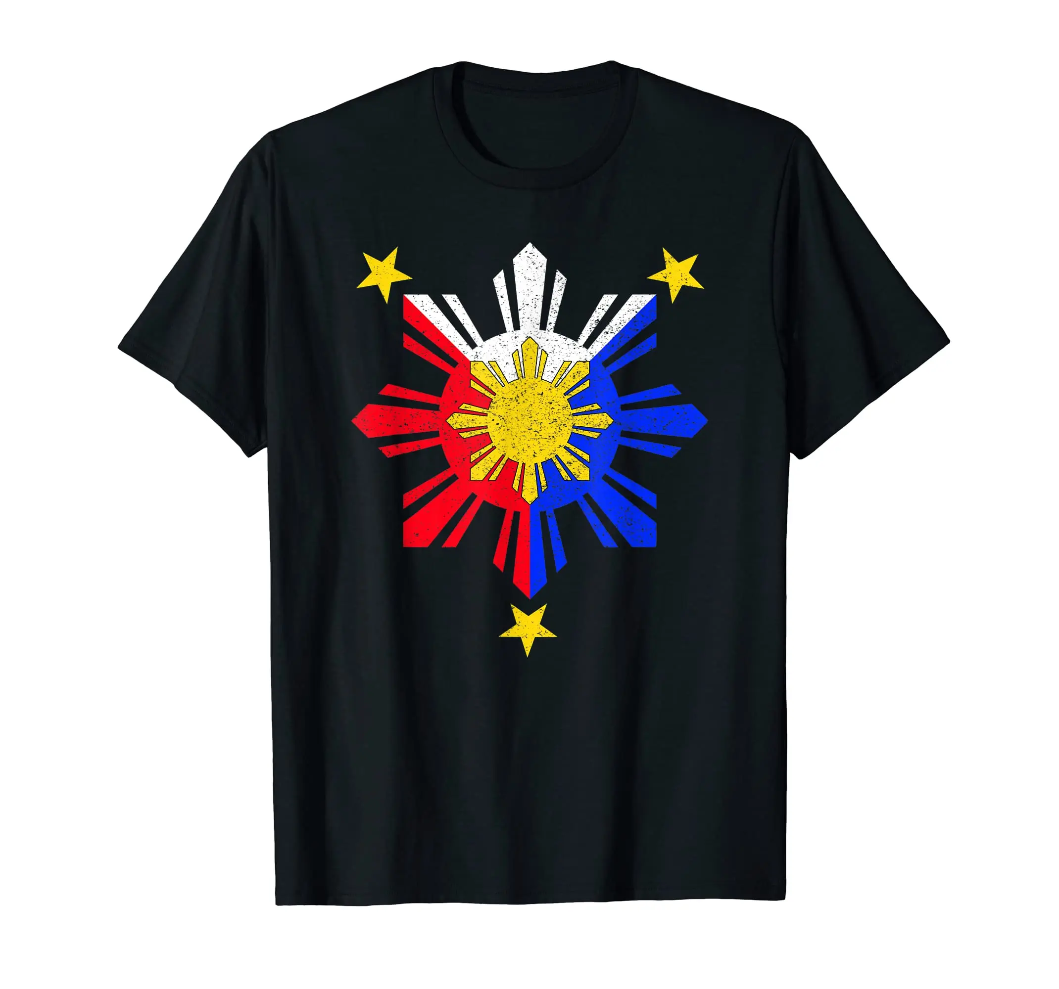 

100% Cotton Pinoy Filipino Philippine Flag Sun T-Shirt MEN WOMEN UNISEX T Shirts Size S-6XL