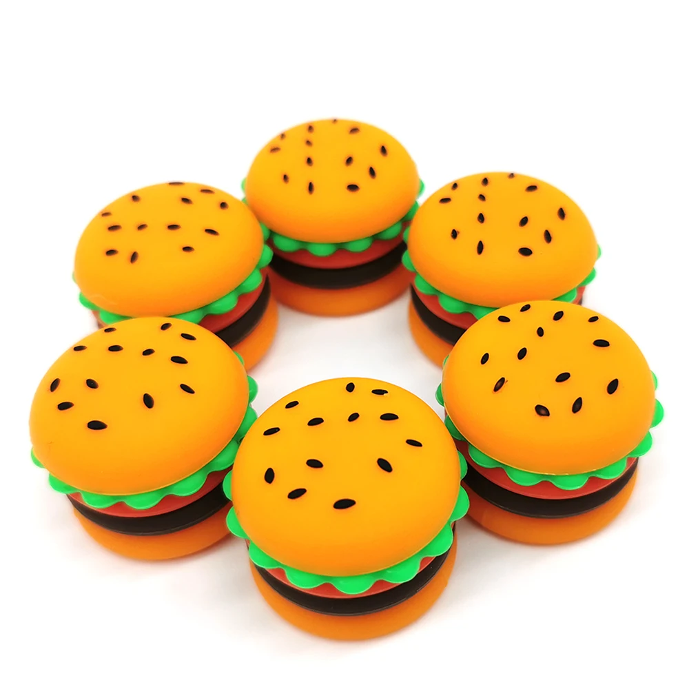 1 шт. силиконовая банка 5 мл контейнер в форме гамбургера коробка для хранения