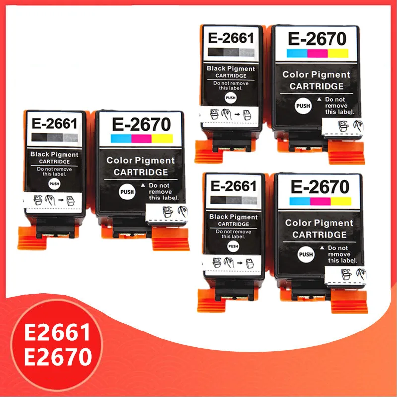 

Совместимый чернильный картридж для принтера Epson T2661 T2670 2661 2670 T266 266 T267