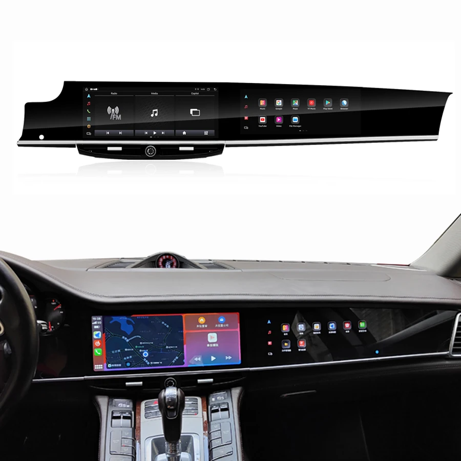 Автомобильная Мультимедийная система KANOR 12 3 дюйма Android для Porsche Panamera 970 2010-2016