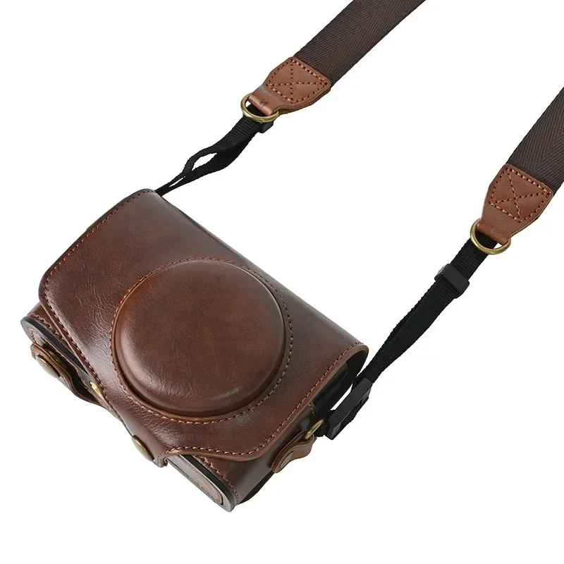 Кожаный чехол для камеры RetroPU сумка через плечо защитный SX740 SX730HS Canon PowerShot HS SX730 SX720