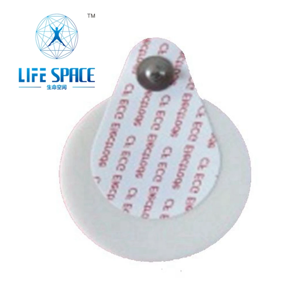 

Disposable Eccentric Foam elctroder,diameter 50mm,child basic button pad with Ag/Agcl, ecg cable connecting 50pcs packing