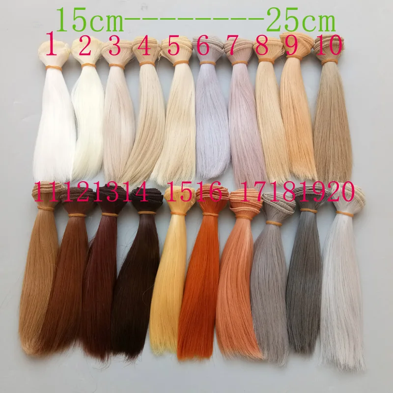 Doll Wigs Handmade Heat Resistant Diy Doll Hair