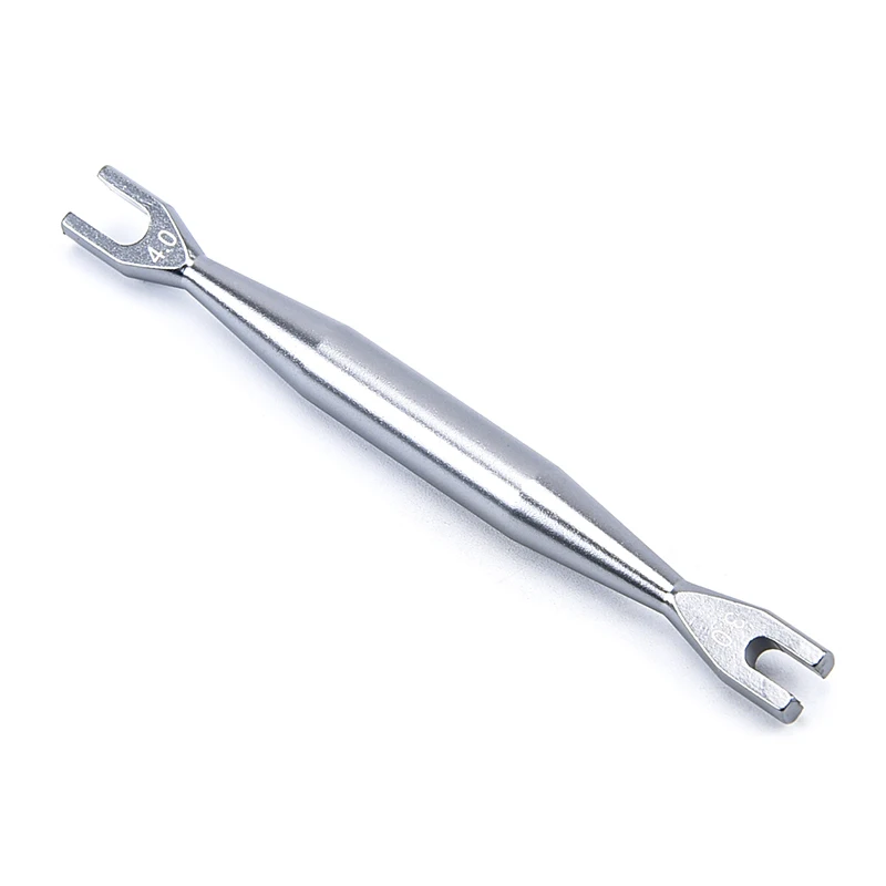 

Blue / Titanium 4mm Aluminium Turnbuckle Turner Wrench 4.1mm Header Gap 3.0-4.0 / 4.5-5.0 / 5.5-7.0 for RC Car