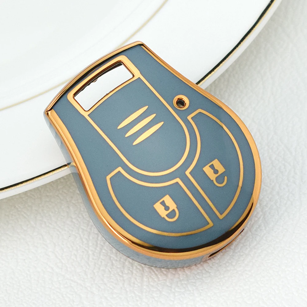 

ТПУ 2-кнопочный чехол-брелок для Nissan Qashqai Altima Maxima Sentra Versa Sylphy Cube Juke Rogue Micra