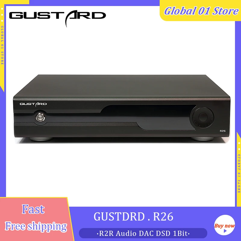 GUSTARD DAC-R26 te R2R DAC USB XMOS XU216 оригинальный DSD HiFi аудио декодер PCM768K DSD512 Bluetooth 5 0 LDAC Hi-Res