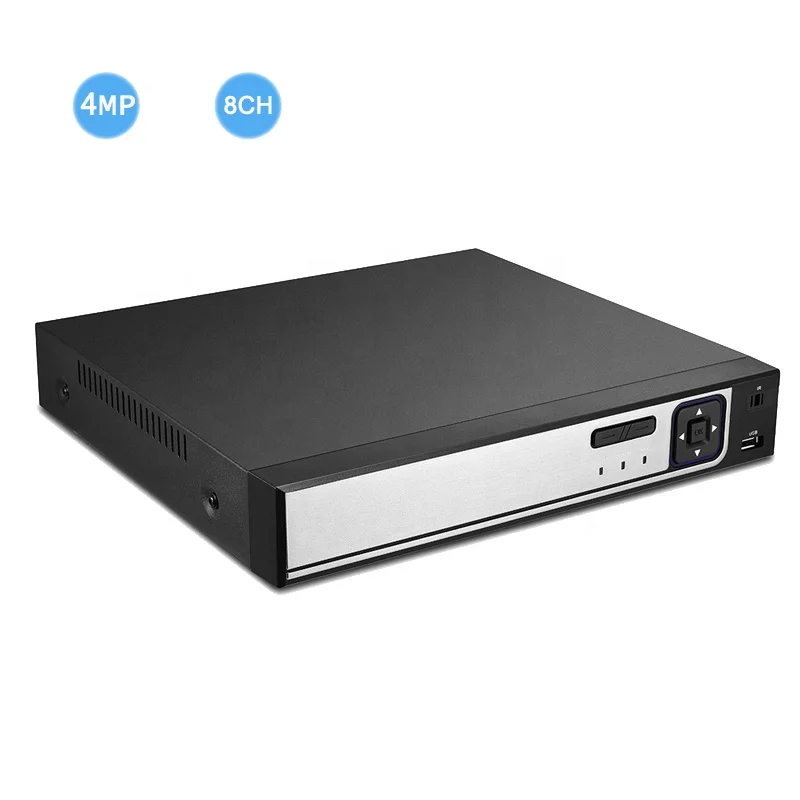 

BESDER H.265 8CH POE NVR 4MP IEEE 802.3af Standard POE 48V Digital Network Video Recorder For IP CCTV Security POE Camera