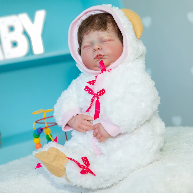 

50 см Φ Tessa Doll спящий малыш Bonecas Рождественский подарок