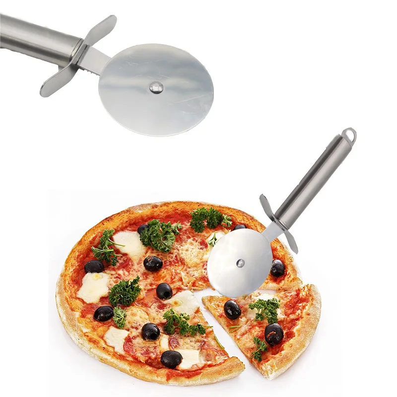 

Stainless Steel Round Wheel Knife Pizza Pastry Cutter Slicer Blade Knives Tools