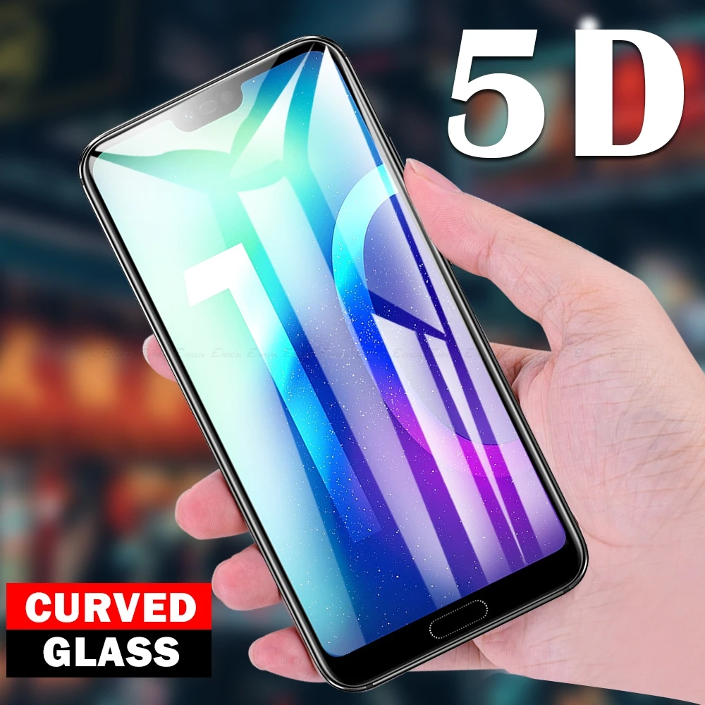 

5D закаленное стекло с полным покрытием для Huawei Honor 60 50 SE View 30 20 Pro 10 10X Lite 30S 20E 10i 20i V40, Защитная пленка для экрана
