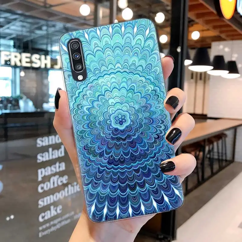 Чехол с мандалой чакрами и йогой для Samsung S21 S20 Ultra S21FE мягкий чехол из ТПУ Galaxy S10 5G S9
