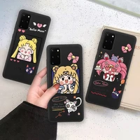 cute beautiful girl sailor moon phone case for samsung galaxy note20 ultra 7 8 9 10 plus lite m21 m31s m30s m51 soft cover