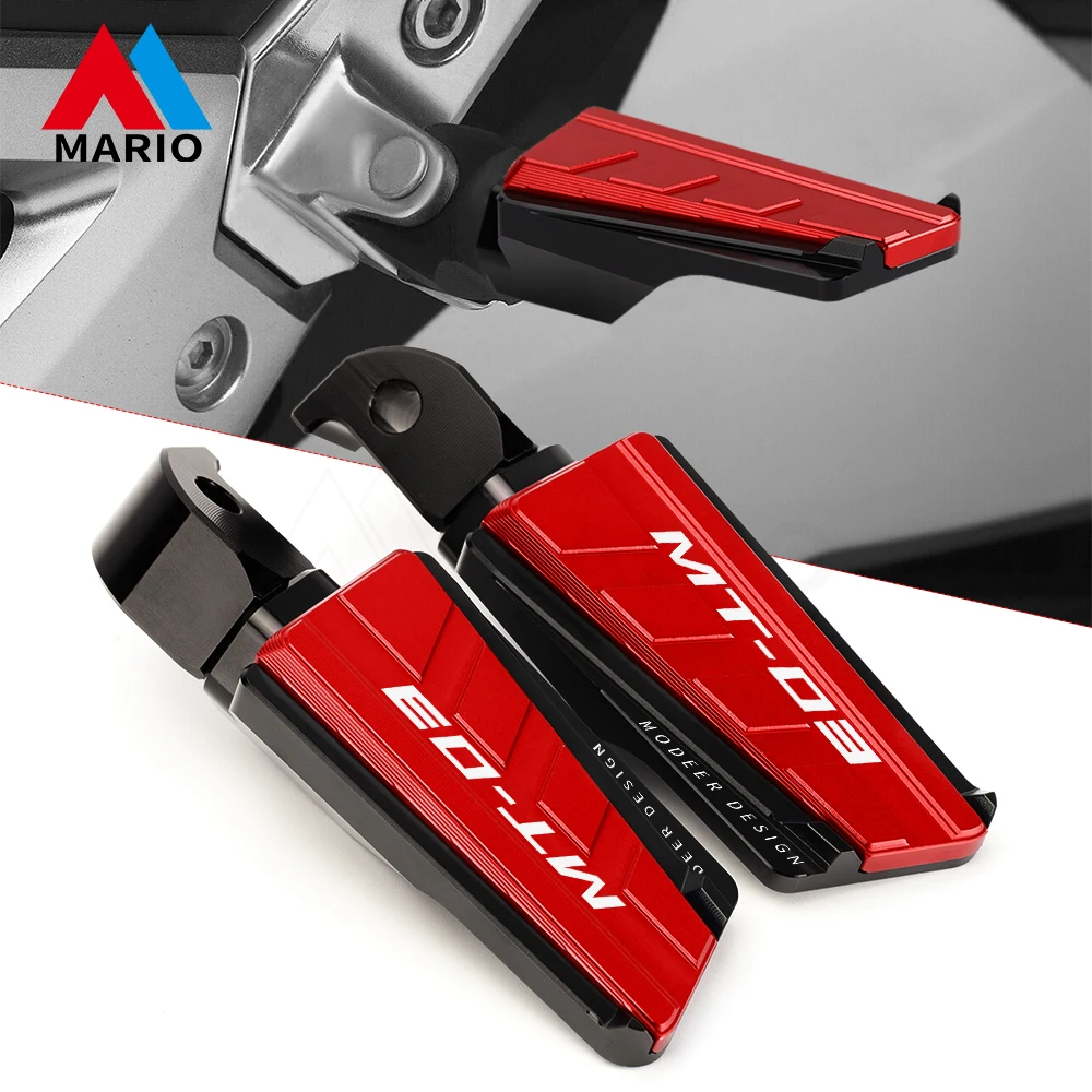 

Для YAMAHA MT03 MT-03 MT 03 2016 2017 2018 2019 2020 2021 мотоциклетный мотоциклист подставка для ног педаль скутер передняя подставка для ног