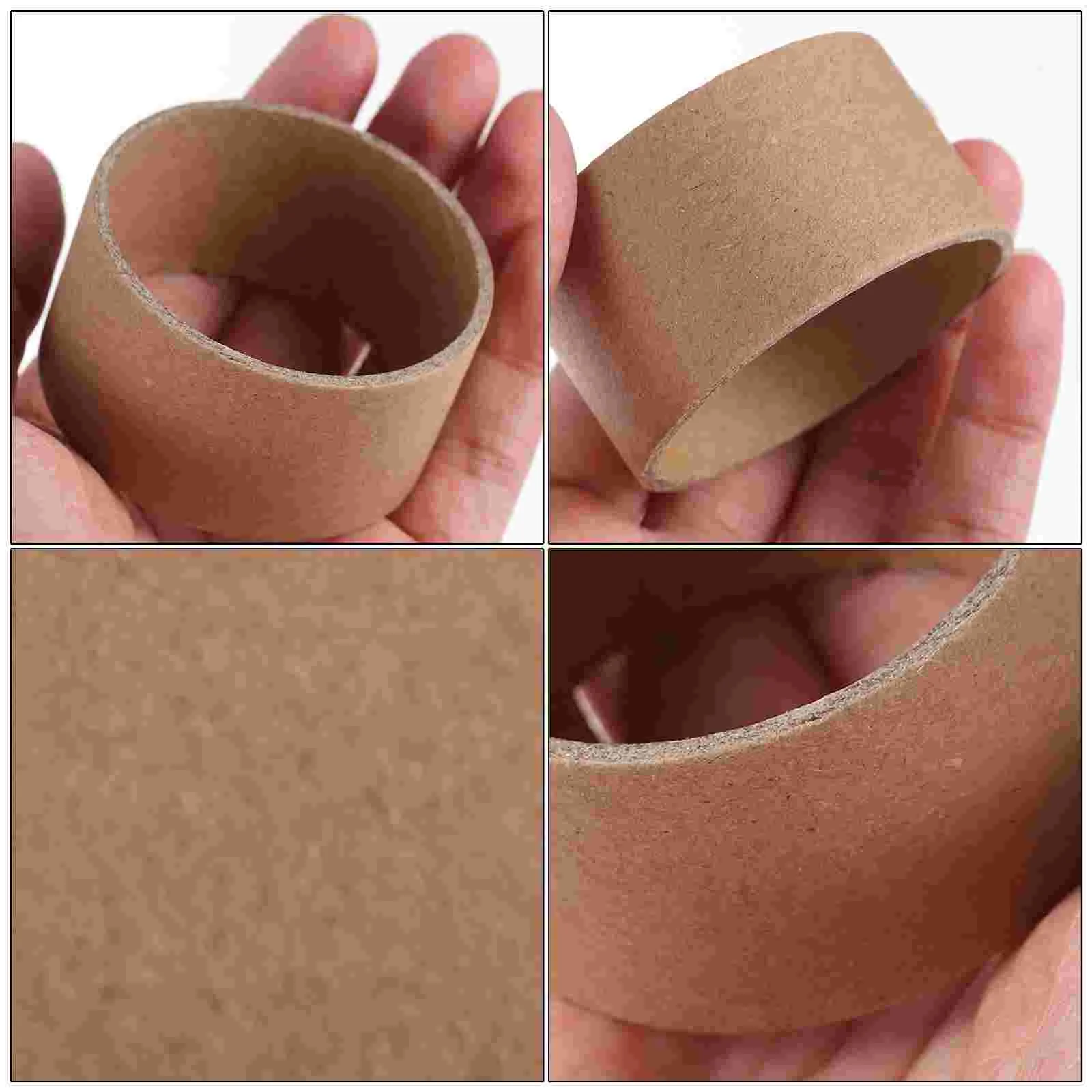 Paper Cardboard Roll Crafts Toilet Tubes Tubes Craftroll Kraft Round Towel Brown Crafts Diy Art Tube Empty Small Thin Blank images - 6