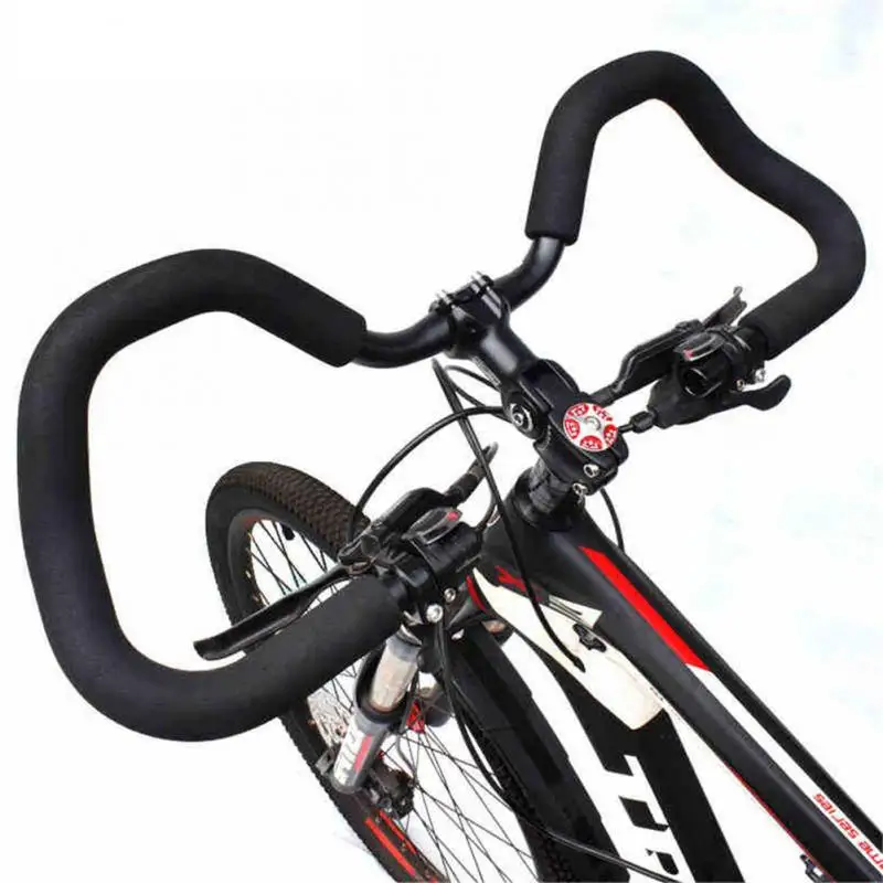 

Road Bike Handlebar Aluminum Alloy 31.8/25.4 Bicycle Bend Handlebar Adjustable Long-distance Mountain Bike Rest Handle Bar