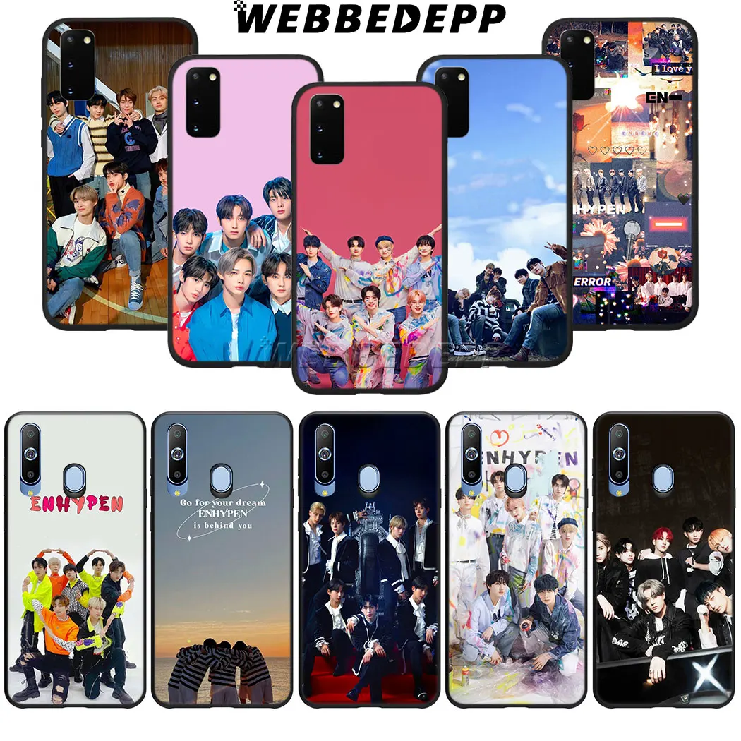 Чехол ENHYPEN для Samsung Galaxy A13 A21S A22 A31 A32 A33 A41 A42 A51 A52 A53 A71 A81 A72 A73 A91 M20 M30S M31 M51