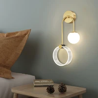 led wall lights for bedside stairway bedroom corridor aisle entrance nordic loft led wall sconce lamp for bedside corridor use