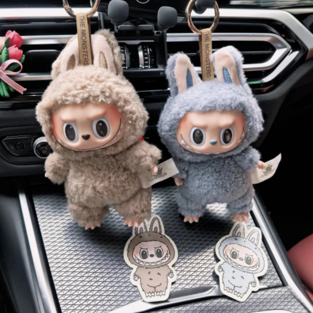 Подлинная оригинальная Labubu сидячая вечеринка кролик виниловая макарон II 2 слепая