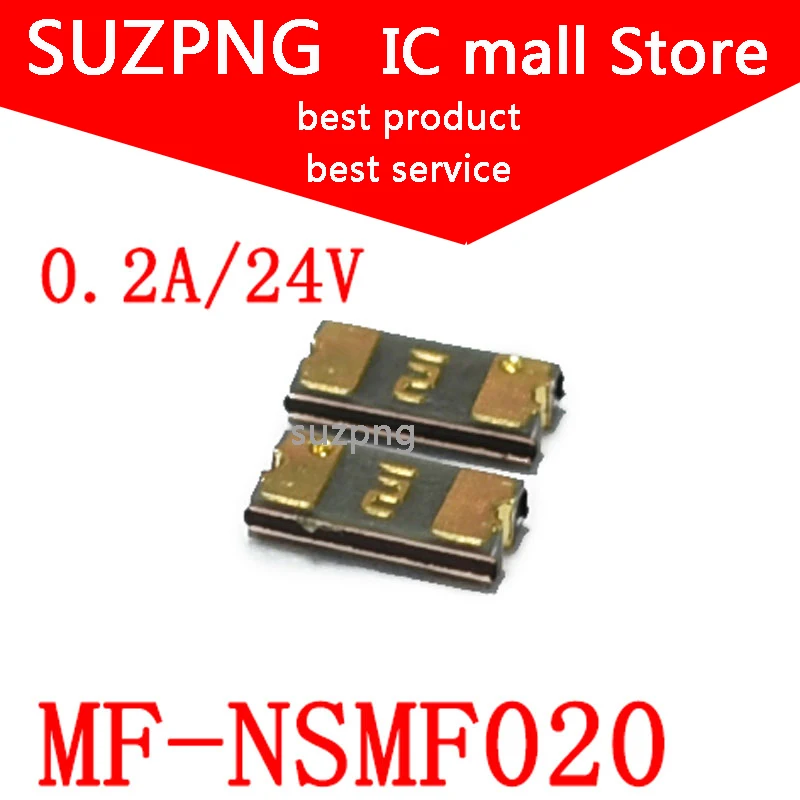 

20PCS 1206 Chip Self-recovery Fuse 0.2A MF-NSMF020