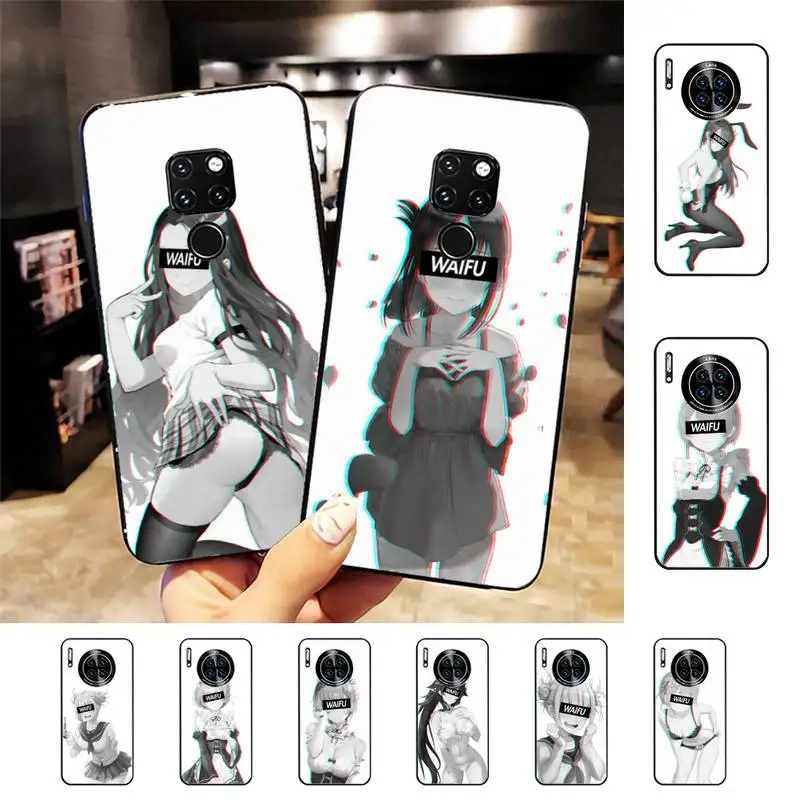 

Waifu Anime girl japan face Phone Case For Huawei Nova 3I 3E mate 20lite 20Pro 10lite Luxury funda case