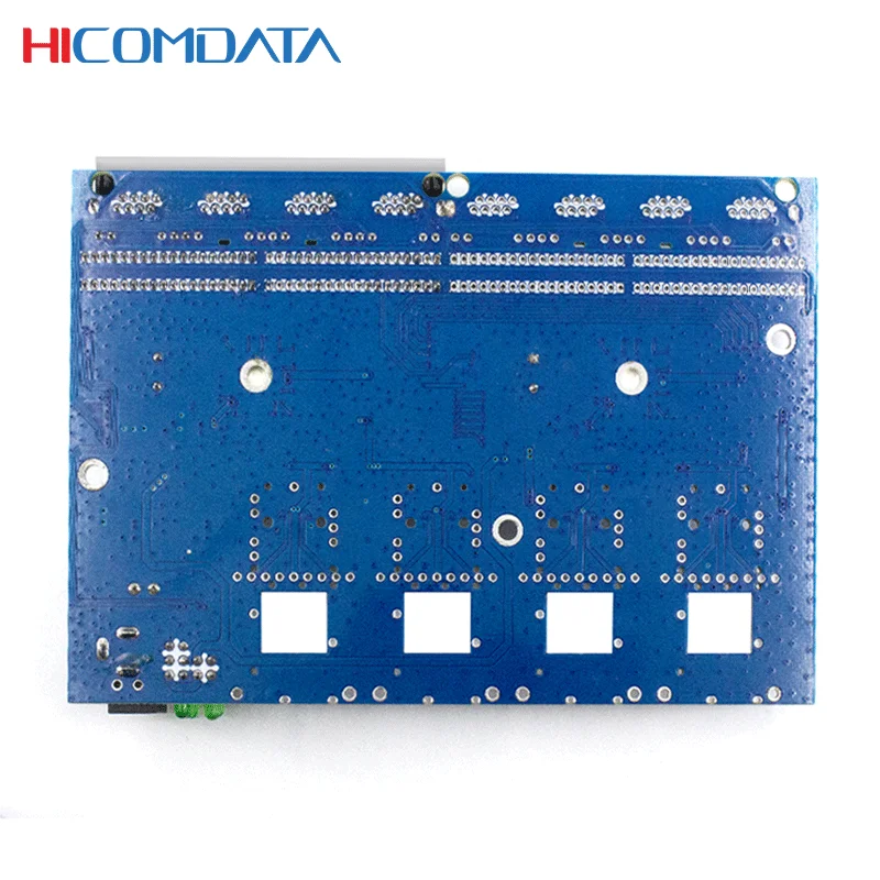 Коммутатор HICOMDATA 1000M сеть Ethernet гигабитный 8 портов 4 Sfp RJ45 коммутатор интернет PCBA