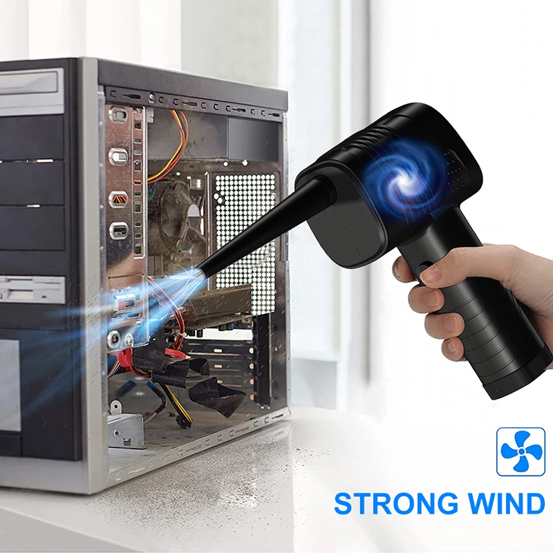 

Беспроводной электрический ручной очиститель воздуха от пыли для компьютера, всасывающий очиститель для клавиатуры, электронные устройст...