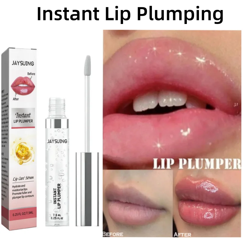 

Instant Volumising Lips Oil Plumper Moisturizer Repair Lip Gloss Extreme Sexy Volume Moisturizer Essence Korean Makeup Products