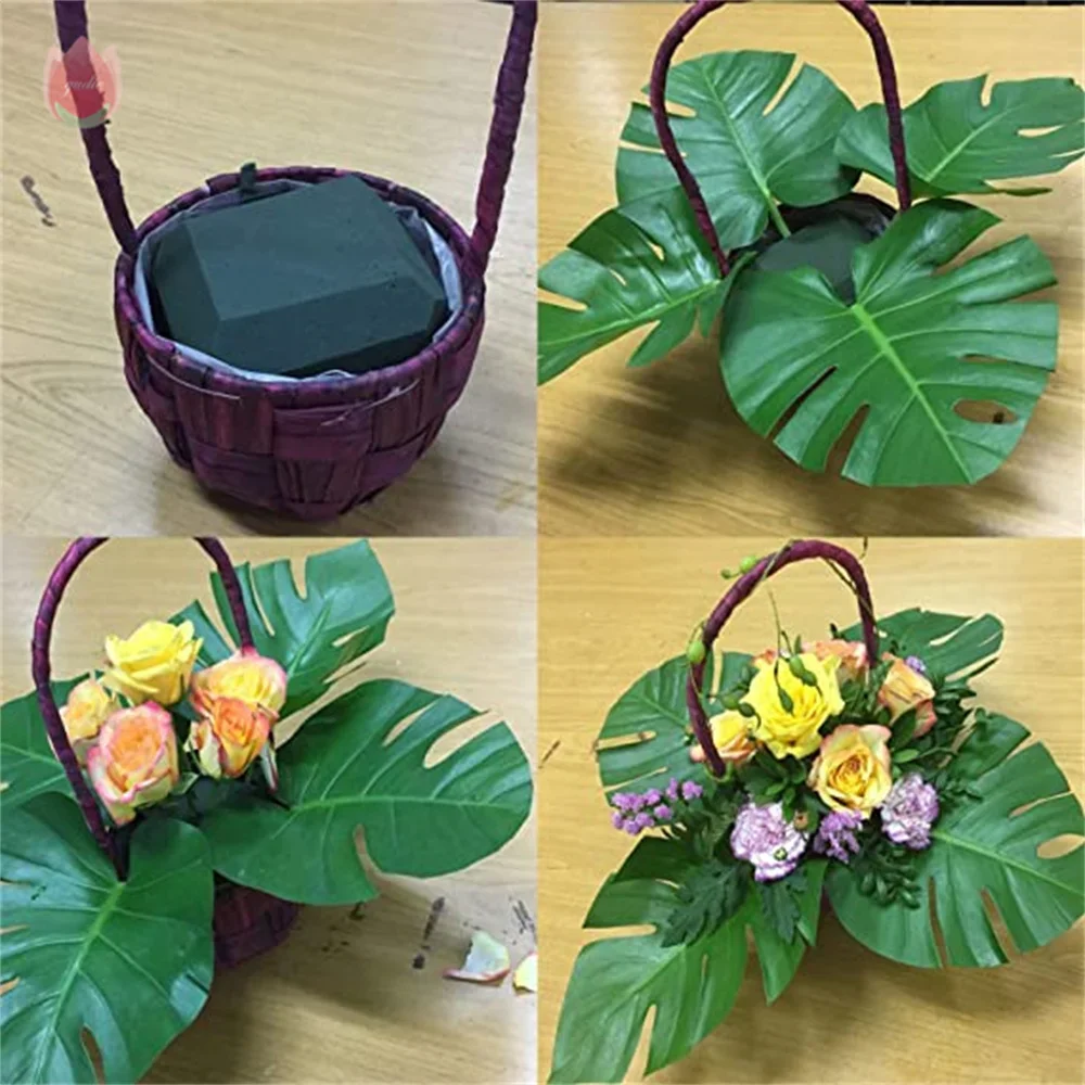 DIY Цветочный пенопластовый кирпич Упаковочная композиция цветов Грязь Флорист
