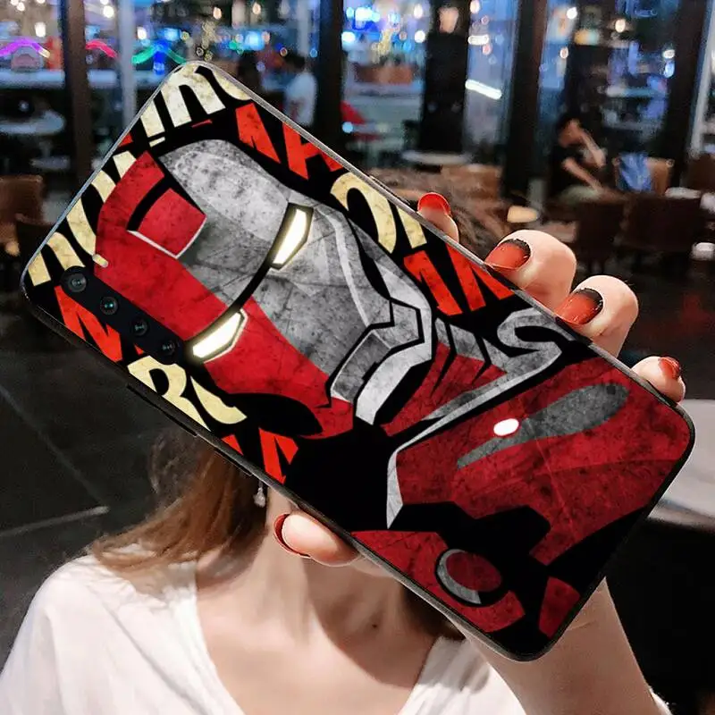 Marvel Avengers Hero Iron Man Phone Case for Xiaomi Mi Note 10 Lite Mi 9T Pro xiaomi 10 CC9 9SE