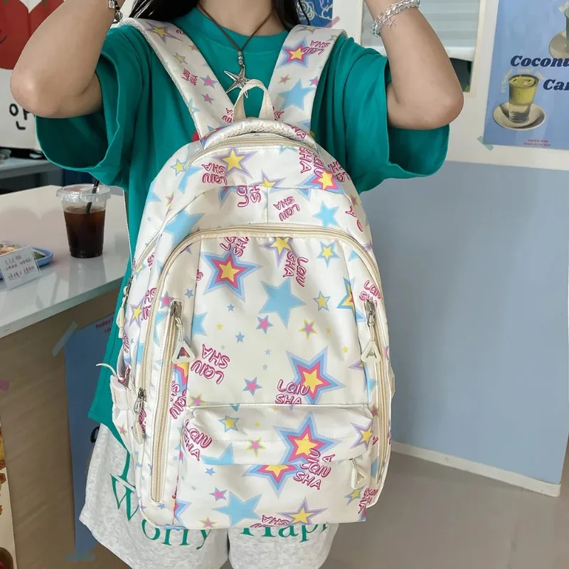 Школьный ранец для девочек младшей и старшей школы вместительный рюкзак