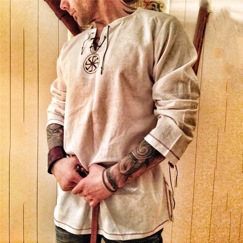 Рыцарь Косплей Средневековый Костюм Туника Костюмы на Хэллоуин для Мужчин