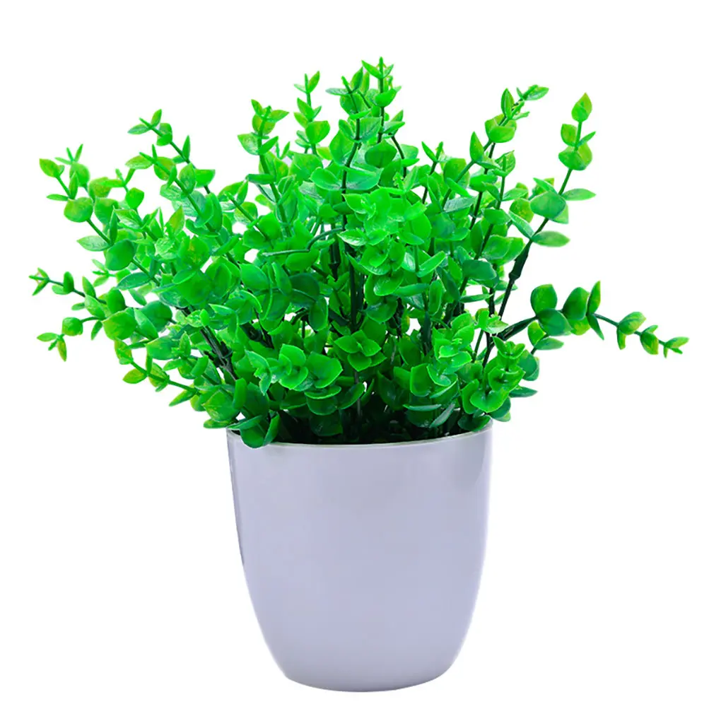 

Artificial Bonsai Indoor Plastic Fake Plant Pot Home Decor Simulation Potted Plant Large