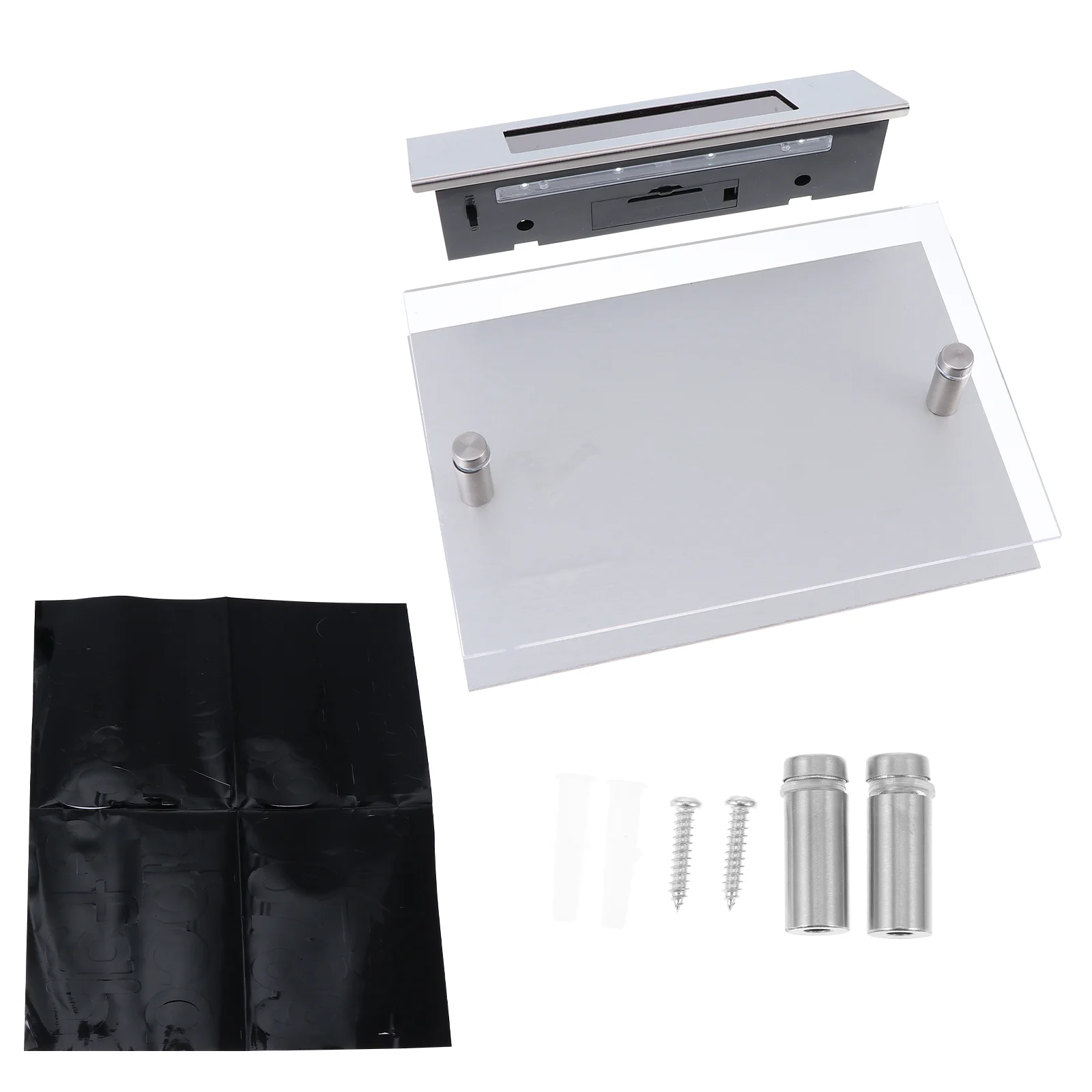 

1 шт. дверной номер с чувствительным солнечным светом практичные Адресные таблички для использования в стиле хо