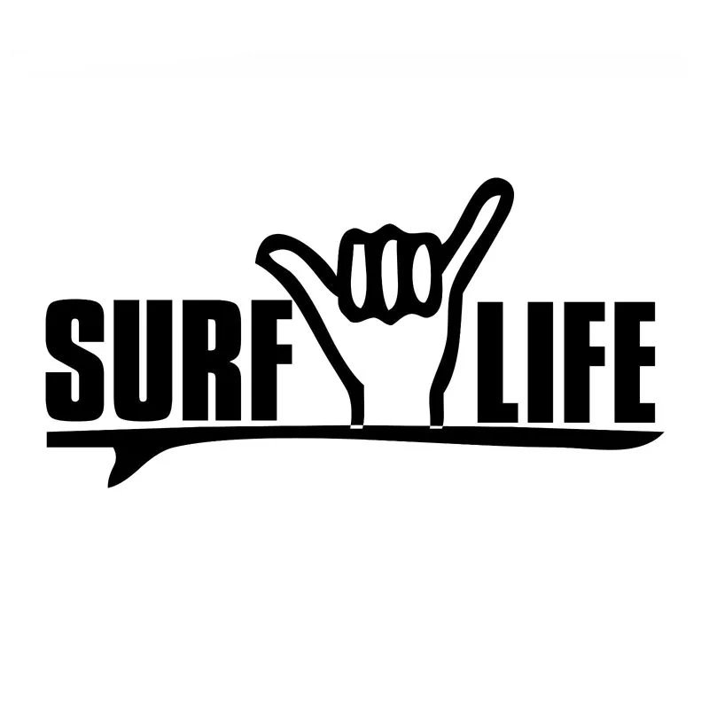 

15 см I Love Surf Life креативная забавная Наклейка Виниловые украшения для окна аксессуары мотоциклетная наклейка для автомобиля N154